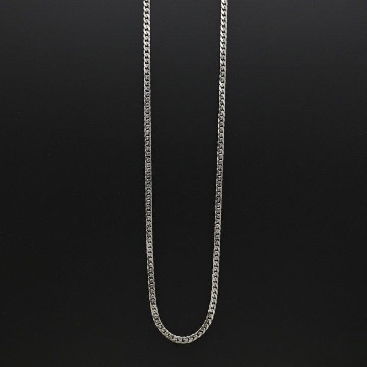 The Liquid Silver Herringbone Chain