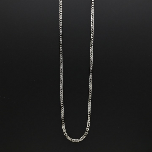The Liquid Silver Herringbone Chain